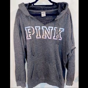 VS PINK Gray Hoodie